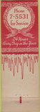 Matchbook Cover - Alexander Motor Co Dallas TX
