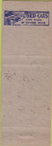 Matchbook Cover - DS Thomas Pontiac Bridgewater VA red