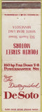 Matchbook Cover - Fourth Street DeSoto White Bear Lake MN WORN