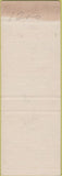 Matchbook Cover - National Cafe Hot Springs National Park AR SAMPLE