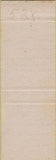 Matchbook Cover - James Robertson Hotel Nashville TN SAMPLE