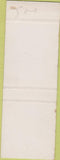 Matchbook Cover - Petroleum Club Wichita Falls TX SAMPLE