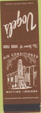 Matchbook Cover - Vogel's Whiting IN SAMPLE