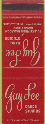 Matchbook Cover - Guy Lee Dance Studios Tulsa OK SAMPLE