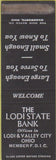 Matchbook Cover - Lodi State Bank Lodi Valley City OH SAMPLE