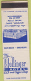 Matchbook Cover - Bollinger Hotel Lewiston ID WEAR SAMPLE