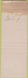 Matchbook Cover - Bob's Steak House San Francisco CA WEAR SAMPLE