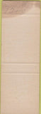 Matchbook Cover - Bon Air Hotel Augusta GA SAMPLE