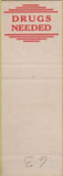 Matchbook Cover - LaSalle Pharmacy Drug Chicago IL SAMPLE