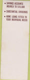 Matchbook Cover - Roosevelt Federal Savings Loan St Louis MO SAMPLE