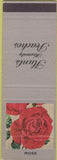 Matchbook Cover - Hunt's Peaches Rose SAMPLE
