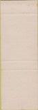 Matchbook Cover - Rubber Pigments H and M Akron OH Chemicals SAMPLE