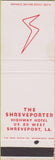 Matchbook Cover - The Shreveporter Hotel Shreveport LA SAMPLE