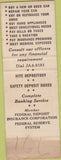 Matchbook Cover - American National Bank Houston TX WEAR SAMPLE