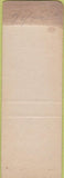 Matchbook Cover - Freed Co Loans Real Estate Insurance Akron OH SAMPLE