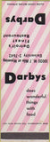 Matchbook Cover - Darbys Restaurant Detroit MI SAMPLE
