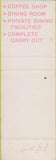 Matchbook Cover - Darbys Restaurant Detroit MI SAMPLE