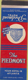 Matchbook Cover - Piedmont Hotel Atlanta GA SAMPLE