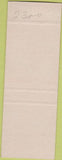 Matchbook Cover - Bollinger Hotel Lewiston ID SAMPLE