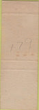 Matchbook Cover - Dick's Market meat locker butcher SAMPLE