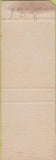Matchbook Cover - George Vanderbilt Hotel Asheville NC WEAR SAMPLE