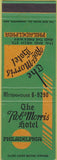 Matchbook Cover - Robert Morris Hotel Philadelphia PA SAMPLE