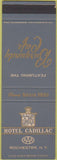 Matchbook Cover - Hotel Cadillac Rochester NY SAMPLE