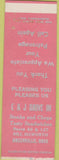 Matchbook Cover - E and J Drive In Greenville OH SAMPLE