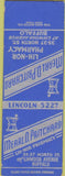 Matchbook Cover - Mearl D Pritchard Lin Nor Pharmacy Buffalo NY SAMPLE