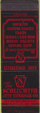 Matchbook Cover - Schlichter Jute Cordage Co Philadelphia PA SAMPLE