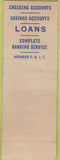 Matchbook Cover - Citizens State Bank Tulsa OK WEAR SAMPLE