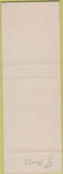 Matchbook Cover - Kay El Burial Vaults SAMPLE
