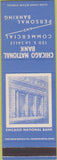 Matchbook Cover - Chicago National Bank IL SAMPLE