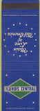 Matchbook Cover - Illinois Central Railroad SAMPLE