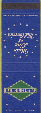 Matchbook Cover - Illinois Central Railroad SAMPLE