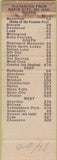 Matchbook Cover - Virginia Cafe Rapid City SD WEAR SAMPLE
