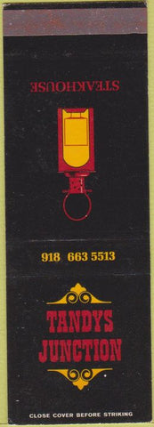 Matchbook Cover - Tandys Junction Steakhouse SAMPLE