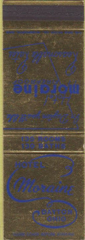 Matchbook Cover - Hotel Moraine Dayton OH SAMPLE
