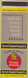 Matchbook Cover - Precision Chemical Akron OH WEAR SAMPLE