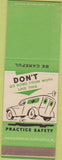 Matchbook Cover - Practice Safety Ohio Match BLANK SAMPLE