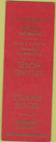 Matchbook Cover - Leland Hotel Richmond IN SAMPLE