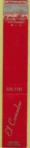 Matchbook Cover - El Comedor Fullerton CA WORN 10 Strike