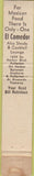 Matchbook Cover - El Comedor Fullerton CA WORN 10 Strike