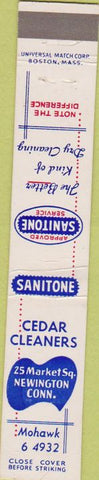 Matchbook Cover - Cedar Cleaners NO TOWN 10 Strike