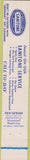 Matchbook Cover - Cedar Cleaners NO TOWN 10 Strike