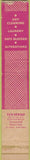 Matchbook Cover - Brooks Laundry Cincinnati? 10 Strike