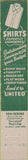 Matchbook Cover - United Laundry Dry Cleaning Des Moines IA WEAR 10 Strike