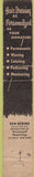 Matchbook Cover - Smart Set Hair Salon 10 Strike