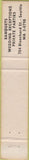 Matchbook Cover - Senator Catering Seattle WA 10 Strike