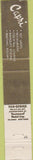 Matchbook Cover - Capri Motor Hotel Denver CO 10 Strike
